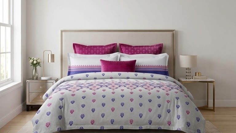 Bombay dyeing celebrating india meenakari Bedsheet