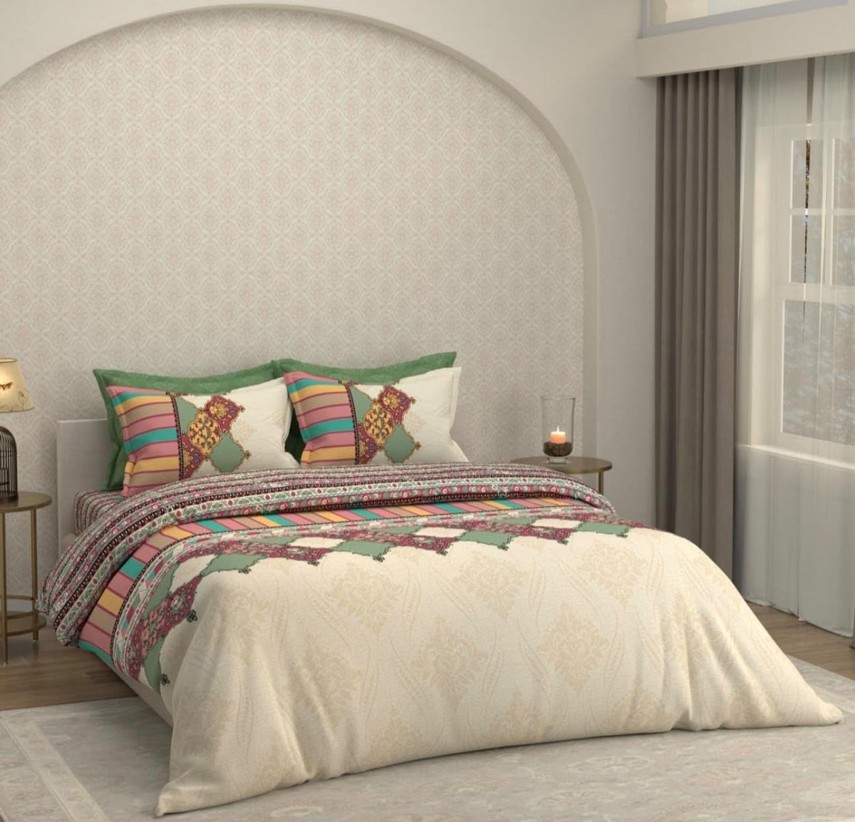 Bombay dyeing celebrating india kani pashmina Bedsheets